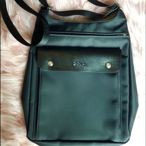 New LONGCHAMP Medium Nylon CrossBody Bag